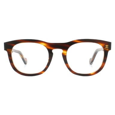Moncler Round Havana Gafas para hombre