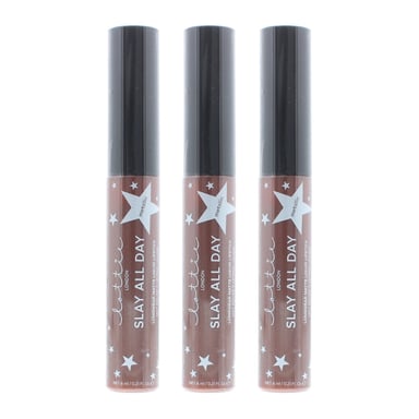 Lottie Slay All Day Longwear Matte Metallic Liquid Lipstick 6ml - Shook x 3