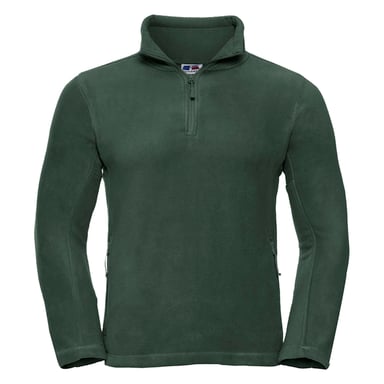 Russell Mens 1/4 Zip Outdoor Fleece Top (Bottle Green)
