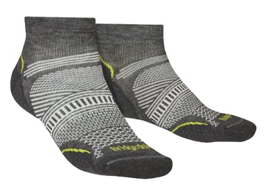Bridgedale - Calcetines Bajos Ultraligeros de Senderismo para Hombre - Grafito