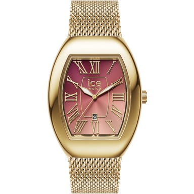 Ice Watch Ice Boliday - Dome - Metal Mesh - Pink Gd Women's Gold Watch 024488