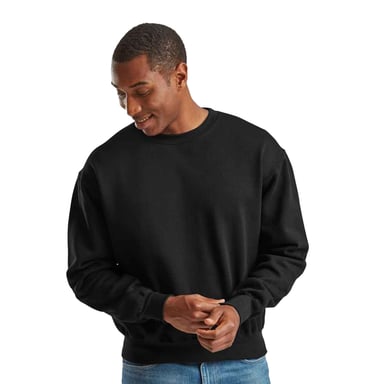 Fruit Of The Loom Mens Supercotton Sweatshirt (Black)
