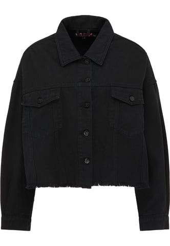 Mymo denim jacket women black