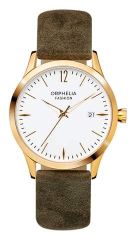Orphelia Fashion Suede Women's Green Watch OF714822