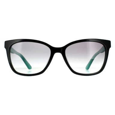 Gafas de sol Calvin Klein Rectangulares para Mujer en Negro, Verde Teal y Gris con Degradado
