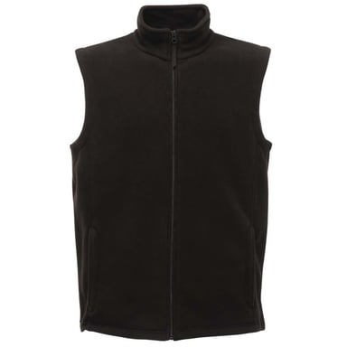 Regatta Mens Micro Fleece Bodywarmer / Gilet (Black)