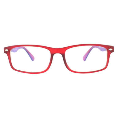 Montana Reading Glasses BLF83-B Matte Red Burgundy Blue Light Block +2.50