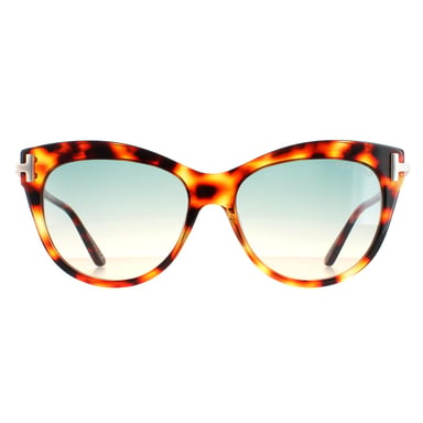 Gafas de sol Tom Ford Kira FT0821 55p Habana Verde Degradado