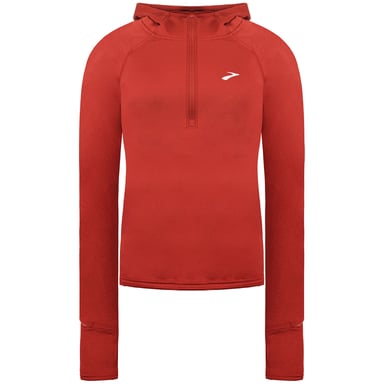 Brooks Notch Thermal 2.0 Womens Red Running Hoodie