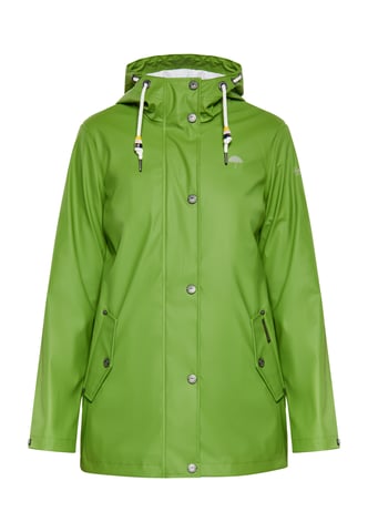 Schmuddelwedda rain jacket women light olive