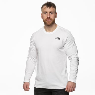 Camiseta Easy de manga larga para hombre en blanco de The North Face