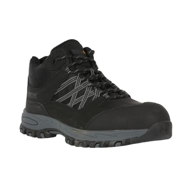 Regatta Mens Sandstone Safety Shoes (Black/Granite)