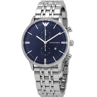 Emporio Armani AR80013 Blue Dial Chronograph Men's Watch