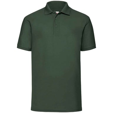 Fruit of the Loom Mens 65/35 Polo Shirt (Bottle Green)