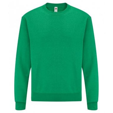 Fruit Of The Loom Mens Classic Drop Shoulder Sweatshirt (Heather Green)