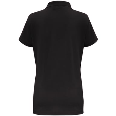 Asquith & Fox Womens/Ladies Short Sleeve Contrast Polo Shirt (Black/ Orange)