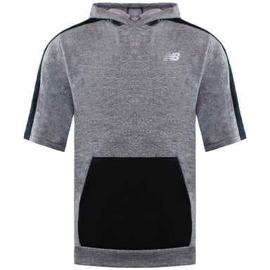New Balance Tenacity Mens Grey Hooded Top