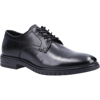 Hush Puppies Mens Sterling Leather Shoes (Black)