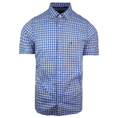 Camisa Tommy Hilfiger Gingham Hombre Azul