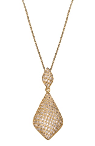 Orphelia Women's 925 Sterling Silver Chain with Pendant - Gold ZH-4517-GOLD