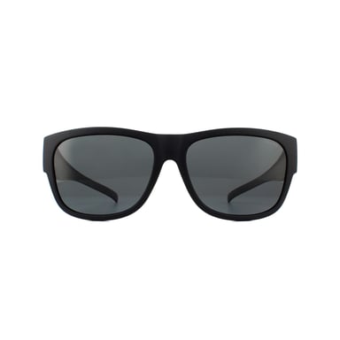 Gafas de sol Polaroid cuadradas unisex negras grises polarizadas
