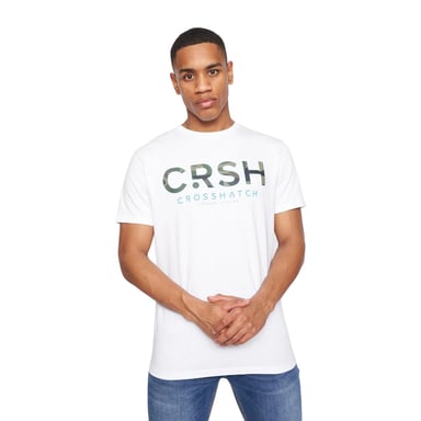 Crosshatch Mens Fratter T-Shirt (White)