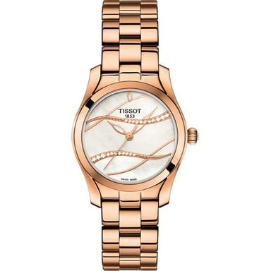 Tissot T-wave Women's Rose Gold Watch T1122103311100