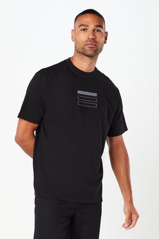 Burton Mens Black Cotton T Shirt Crew Neck Short Sleeve Versatile Casual