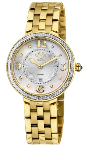 Reloj de oro GV2 Verona para mujeres.