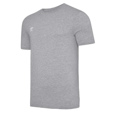 Umbro Mens Club Leisure T-Shirt (Light Grey Marl)