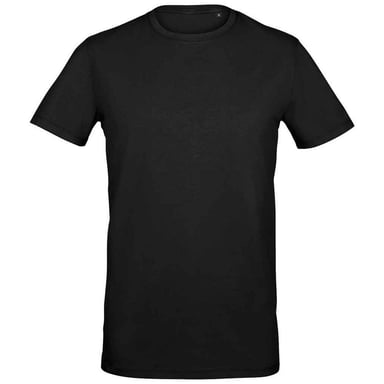 SOLS Mens Millenium Stretch T-Shirt (Deep Black)