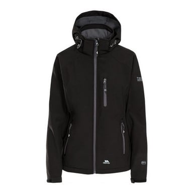 Trespass Womens/Ladies Bela II Waterproof Softshell Jacket (Black)
