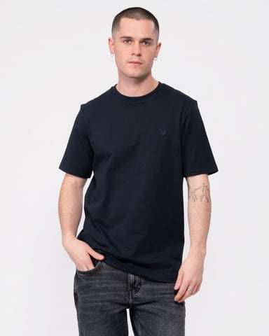 Lyle & Scott Tonal Eagle camiseta azul marino oscuro
