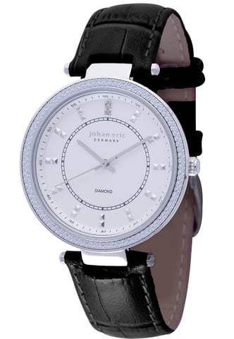 Johan eric: reloj ballrup de mujer plateado..