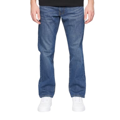 Crosshatch Mens Bandol Straight Leg Jeans (Stone Wash)