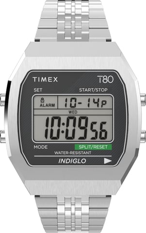 Timex T80 Unisex's Silver Watch TW2V74200