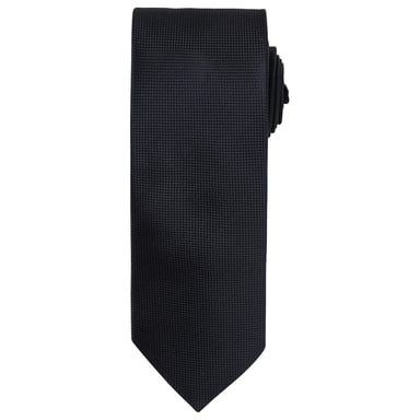 Premier Unisex Adult Micro Waffle Tie (Black)