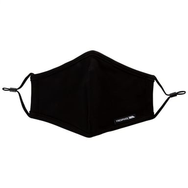 Trespass Cotton Face Mask (Black)