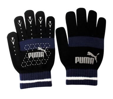 Puma No 1 Logo Cat Magic Invierno Unisex Guantes 7G Negro Azul 041504 01