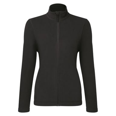 Premier Womens/Ladies Recyclight Full Zip Fleece Jacket (Black)