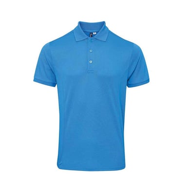 Premier Mens Coolchecker Plus Piqu Polo Shirt (Turquoise)