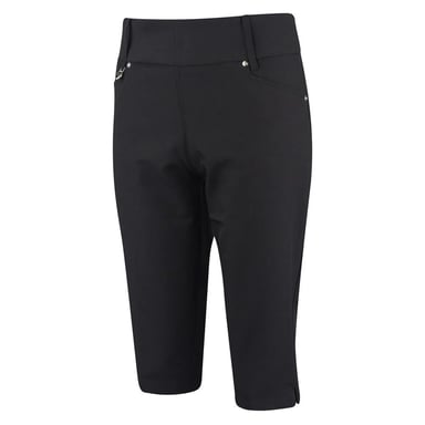 Island Green Womens/Ladies Stretch Golf Shorts (Black)