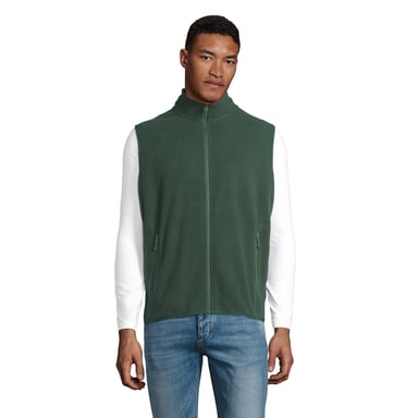 SOLS Unisex Adult Factor Fleece Zipped Body Warmer (Forest Green)
