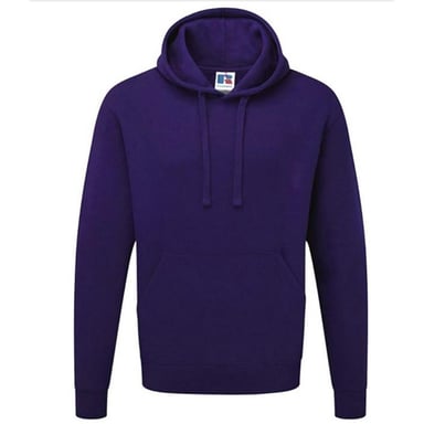 Russell Colour Mens Hooded Sweatshirt / Hoodie (Purple)