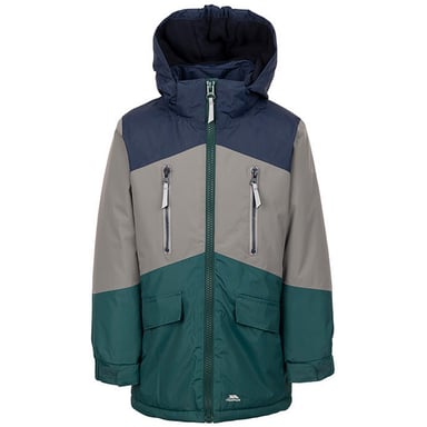 Trespass Childrens/Kids Westere Waterproof Jacket (Pine/Platinum)