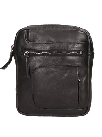 Santini bolsa de hombro unisexo BLACK