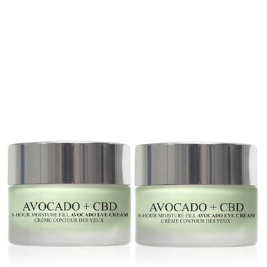 2 x Crema de Ojos Aguacate + CBD 15 ml