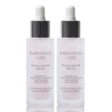 2 x Bakuchiol + CBD Serum 30ml