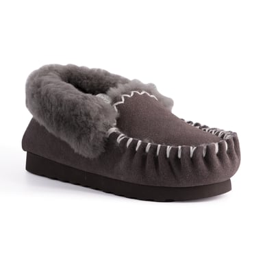 Aus Wooli Australia Mocasín de piel de oveja cosido a mano para mujer