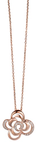 Orphelia Women's 925 Sterling Silver Chain with Pendant - Rose ZH-4864/1